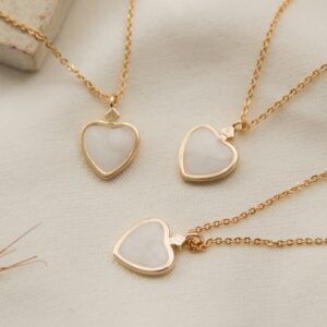 Cadenita Corazón Blanco