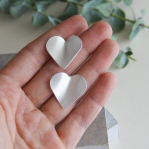 Topos Corazón Plateado