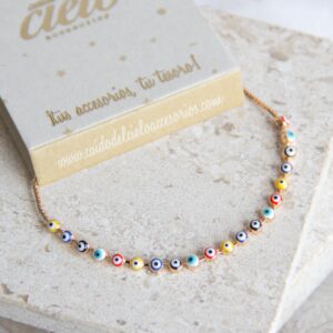 Pulsera Ojitos de Colores